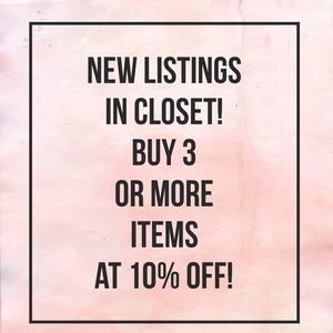 Need to sale items in closet!
