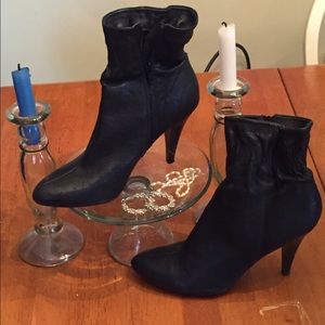 Black 2 inch booties by Madeline