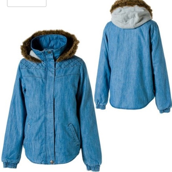 ROXY full zip denim jacket