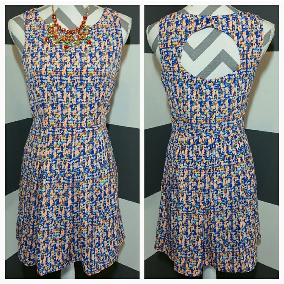 "COLOR SPLASH" DRESS NWOT - Picture 3 of 4