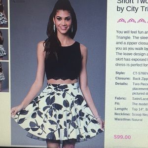 Two piece dress by City Triangles