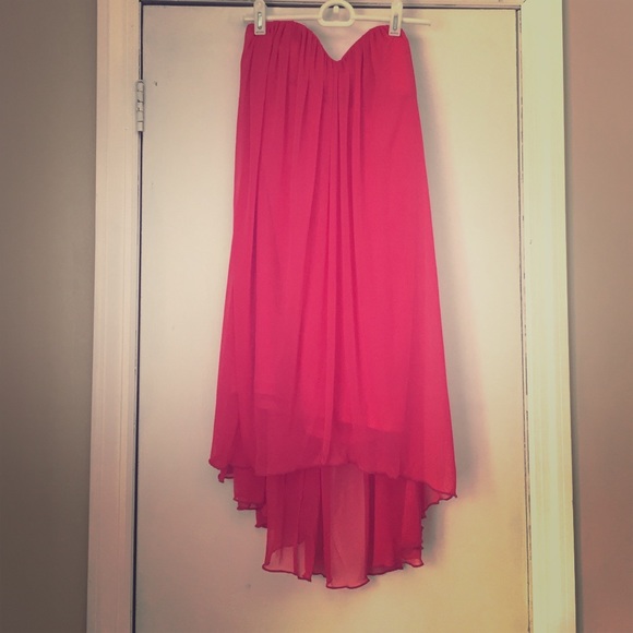 ASOS Pink High Low Dress