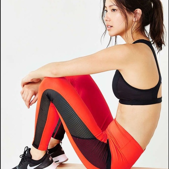 Without walls striped meshed Etta ankle legging
