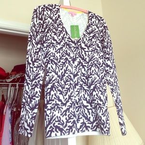 Lilly Pulitzer Coral Sweater