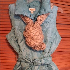 Down filled turquoise vest from Talbots size Large