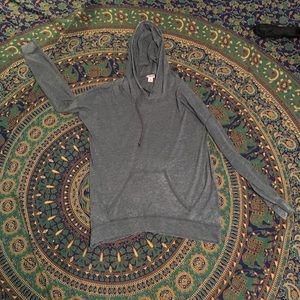 gray hoodie