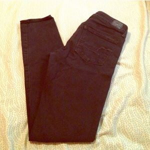 Black AE Skinny Jeans