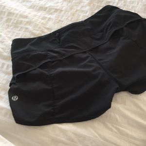 Lululemon speed shorts size 4