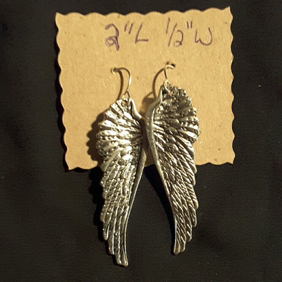 Angel wing earrings