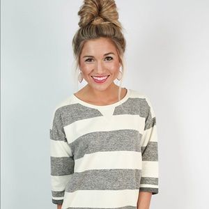 NWOT Stripped sweater tunic/dress with pockets