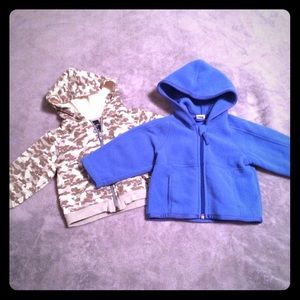 2 baby jackets