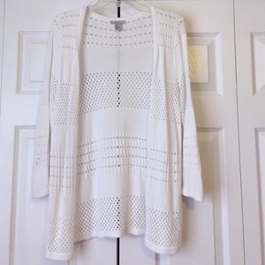 H&M White Cardigan