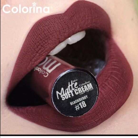 Matte lipstick blackberry