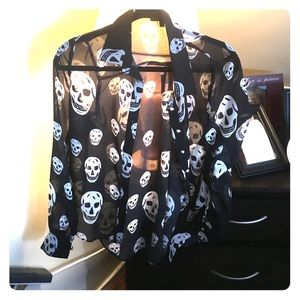 Skull blouse
