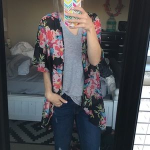 Floral kimono