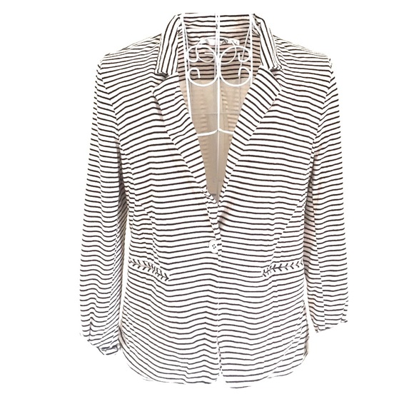 Casual Soft Striped Blazer