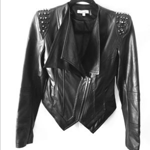 Faux leather jacket