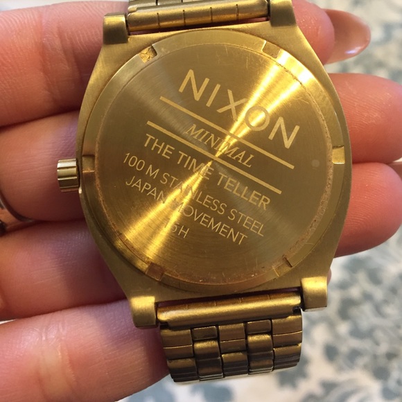 Gold Nixon watch