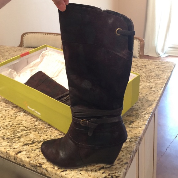 Bare traps wedge boots - Picture 2 of 4