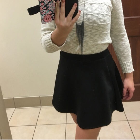 Black Circle Skirt