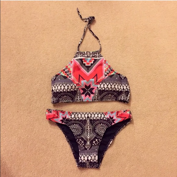 acacia swimwear Other - Acacia-style Aztec halter bikini