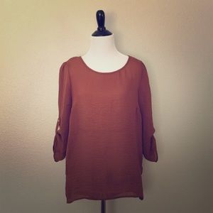 🚫sold Bronze hi lo blouse🚫