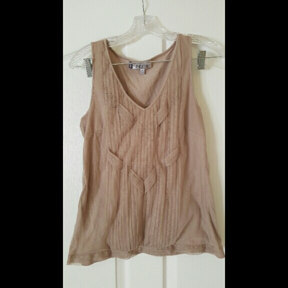 Jennifer Lopez tank with mesh detail, M