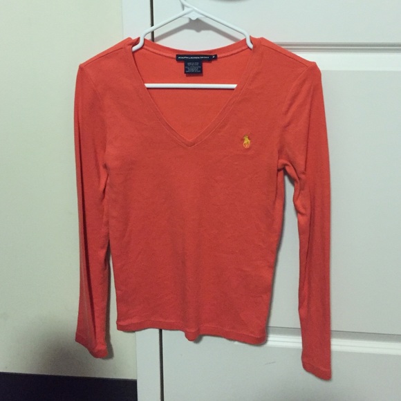 Long Sleeve Ralph Lauren V-neck