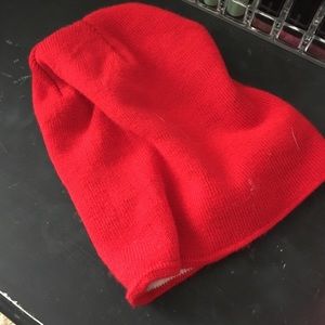 Red and Striped Reversible Beanie