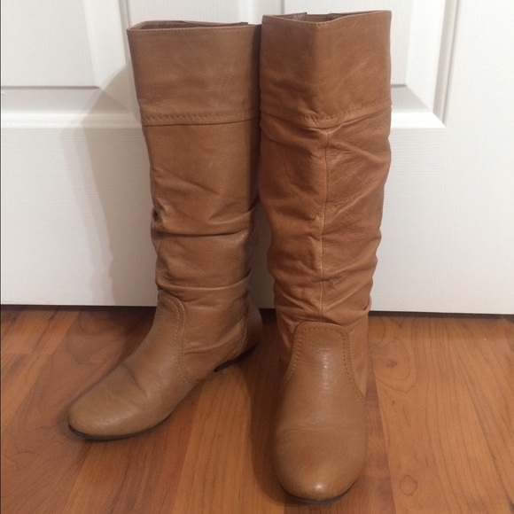 Steve Madden Leather Slouch Boots