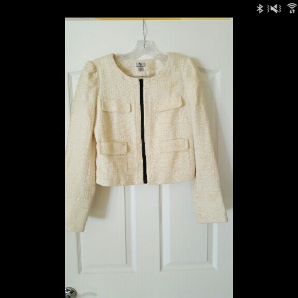 Women's jacket with silver highlights, M
