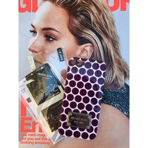 Purple dot Michael Kors iPhone 5 case. 📱