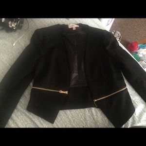 Zippered blazer