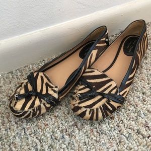 Kate Spade tiger print flats