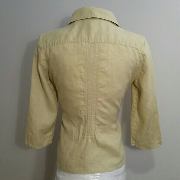 Saint Tropez Linen & Lace Blouse - Picture 4 of 4