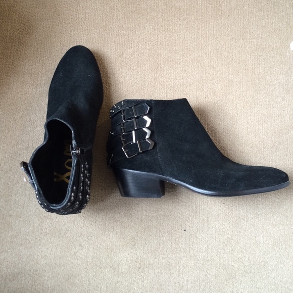 Sam Edelman Penrose- Black Suede boots