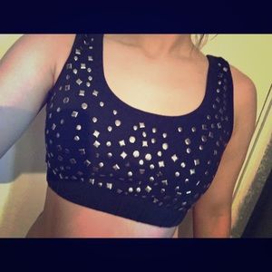 ✨Super cute detailed crop top ✨