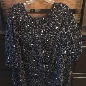 Starry night blouse