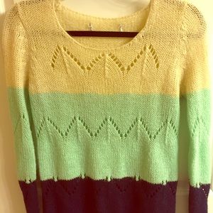 Forever 21 Color Block Sweater