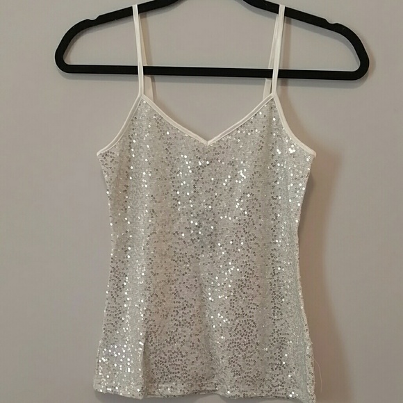 Express Sequin Tank Top - Picture 1 of 3