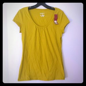 Mustard colored shirt