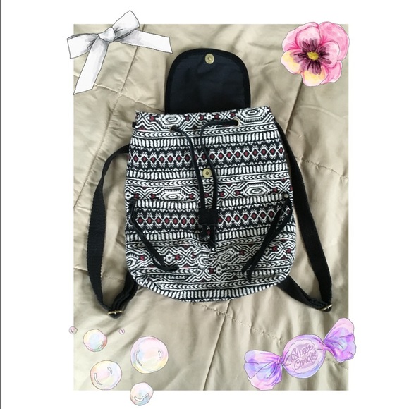 Hollister Tribal Print Backpack