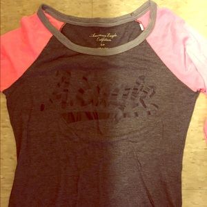 American Eagle Logo Baseball Tee
