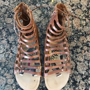 Used pair of sandals.