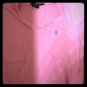 Light Pink Ralph Lauren V-Neck