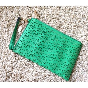 Aldo Green Wristlet