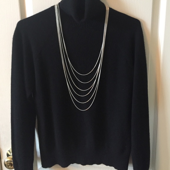 100% Cashmere Ann Taylor Black M Sweater