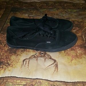 Black vans and turquoise vans. Bundle