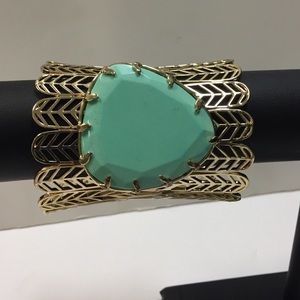 Kendra Scott mint stone cuff