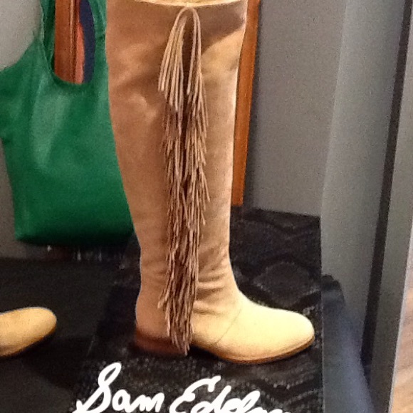 Sam Edelman knee high suede boots